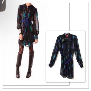 KIRNA ZABETE for TARGET Abstract Print Shirt Dress smal